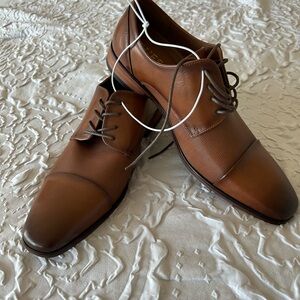 Guess Brown Leather Oxfords 10.5
